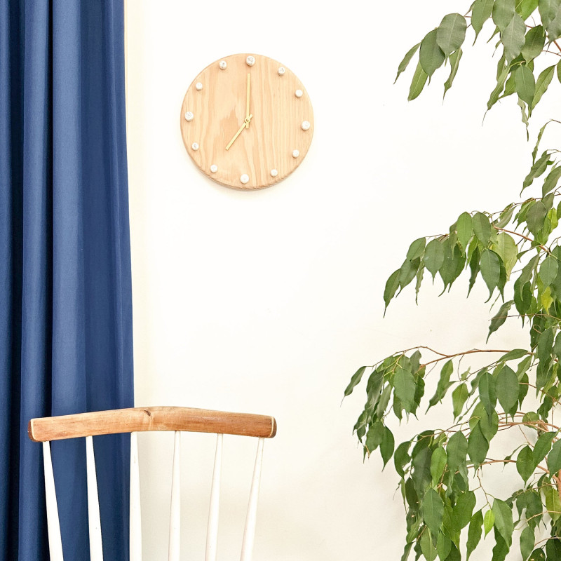 Horloge murale bois silencieuse...