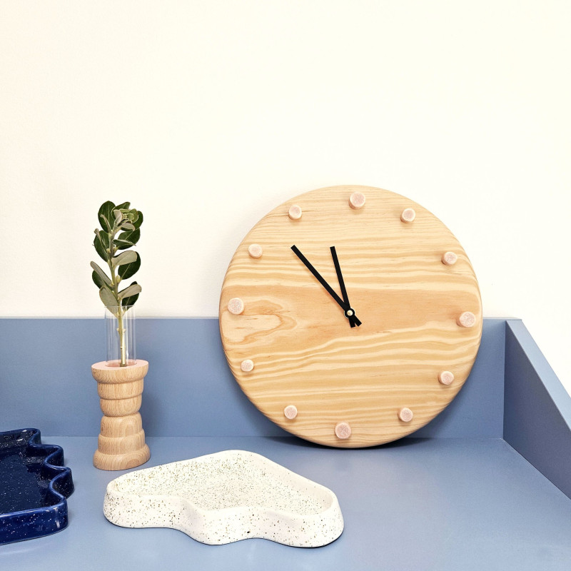 Horloge murale bois silencieuse...