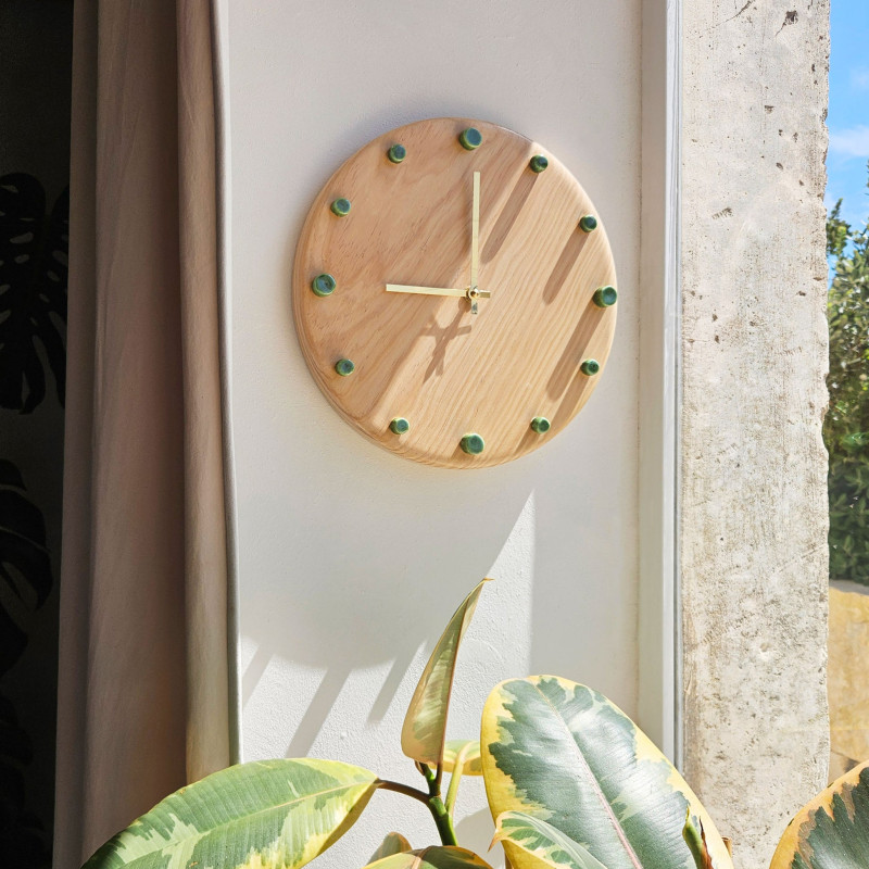 Horloge murale bois silencieuse...