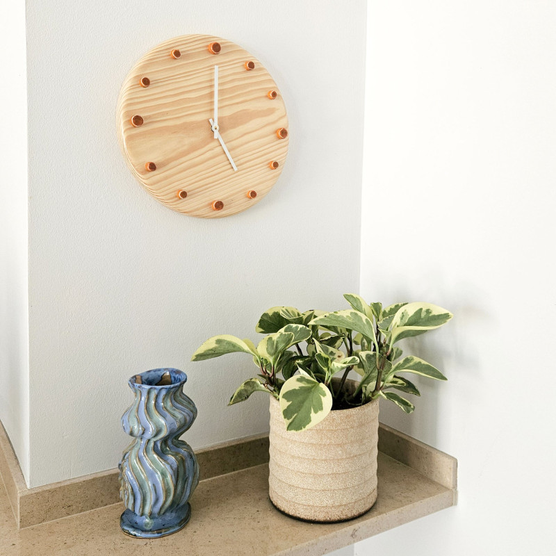 Horloge murale bois silencieuse...