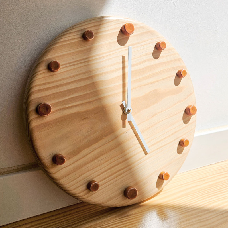 Horloge murale bois silencieuse...