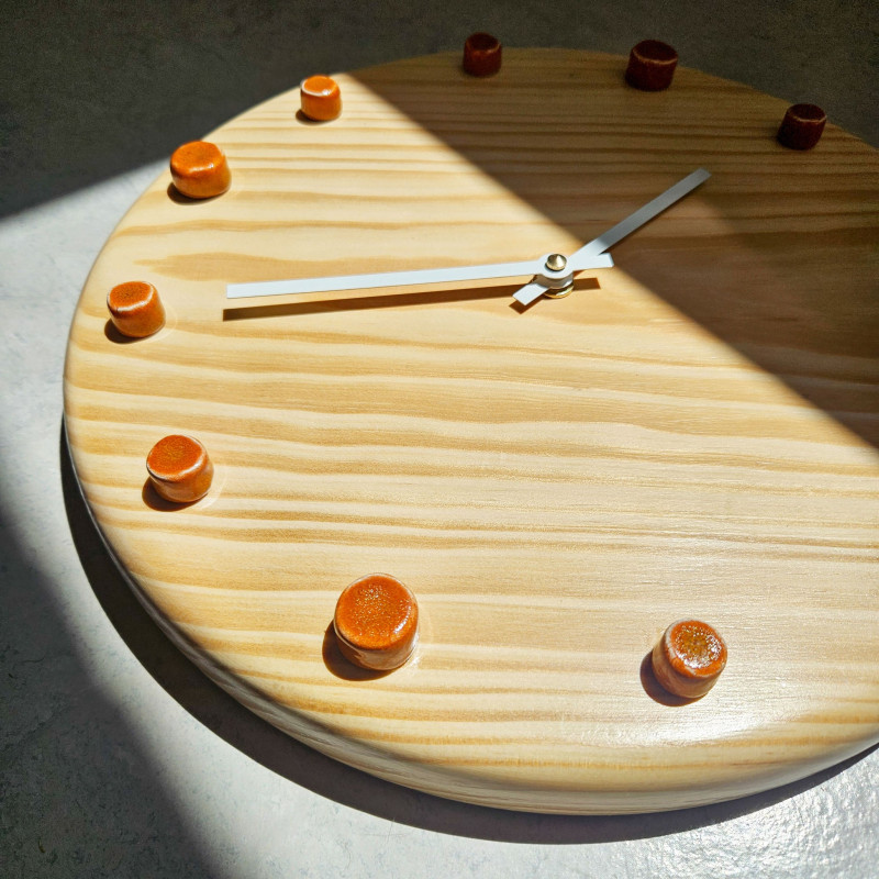 Horloge murale bois silencieuse...