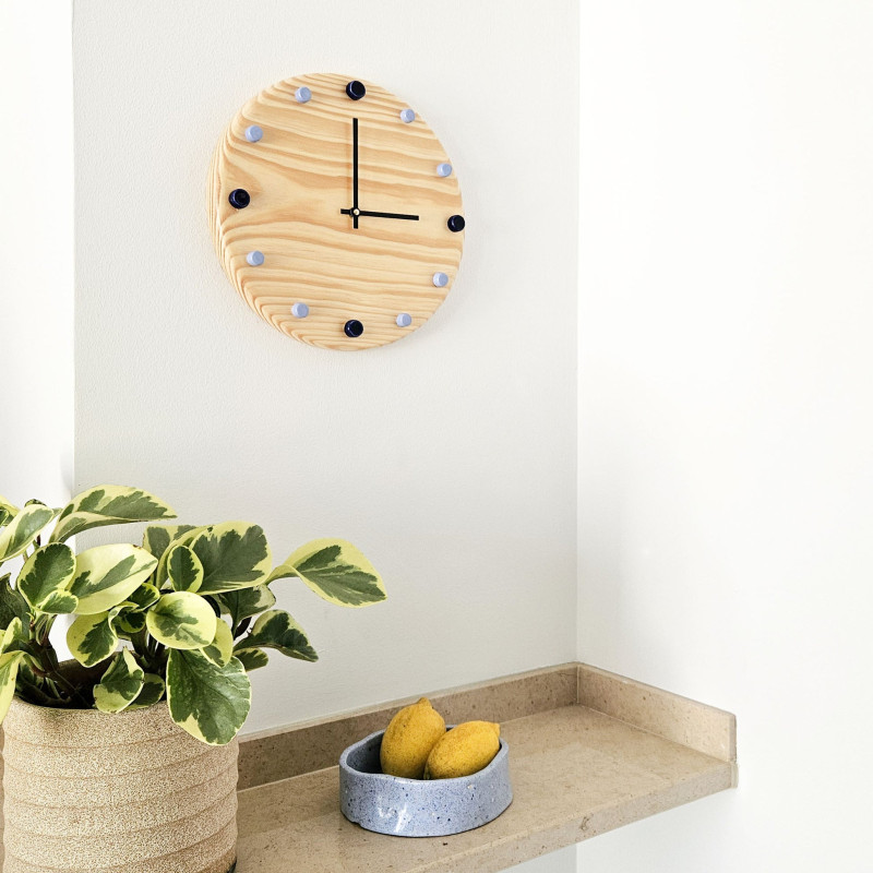 Horloge murale bois silencieuse...