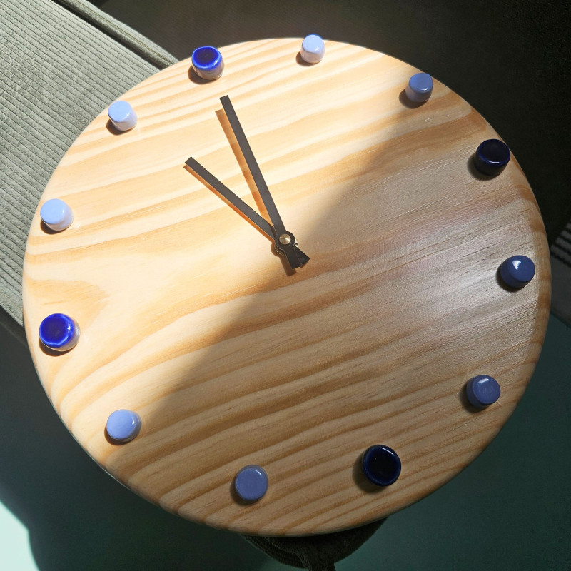 Horloge murale bois silencieuse...