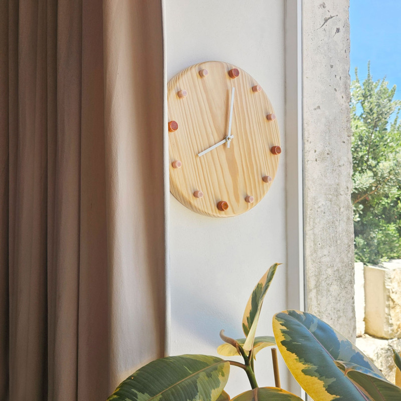 Horloge murale bois silencieuse...