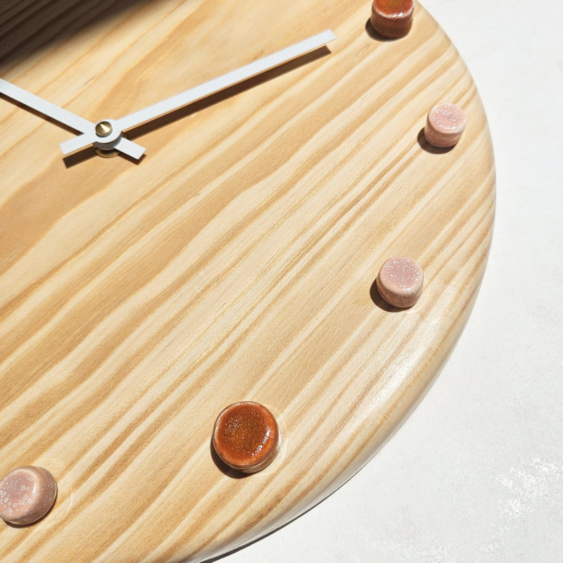 Horloge murale bois silencieuse...