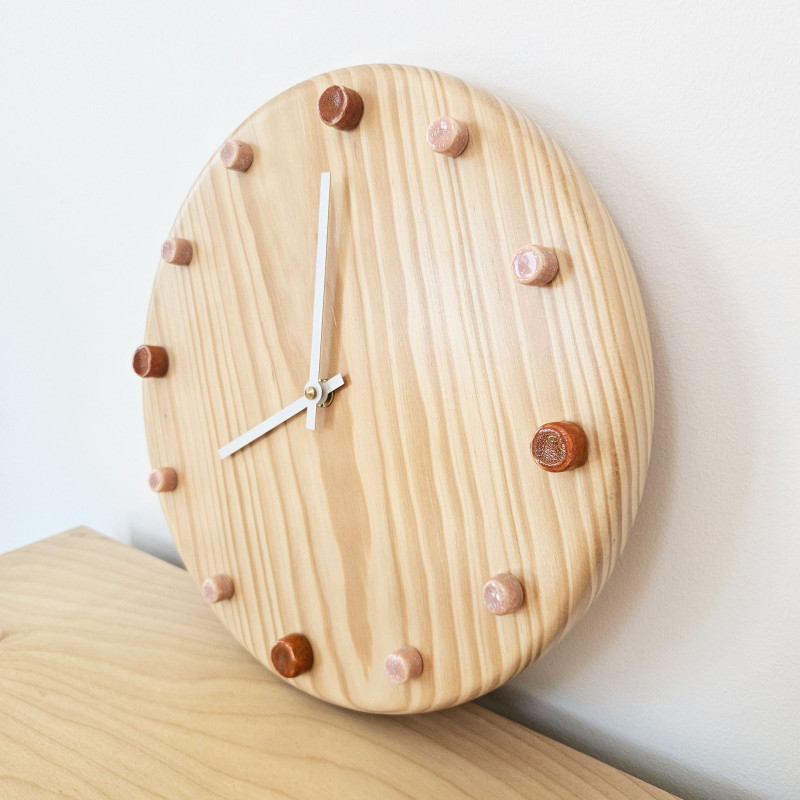 Horloge murale bois silencieuse...