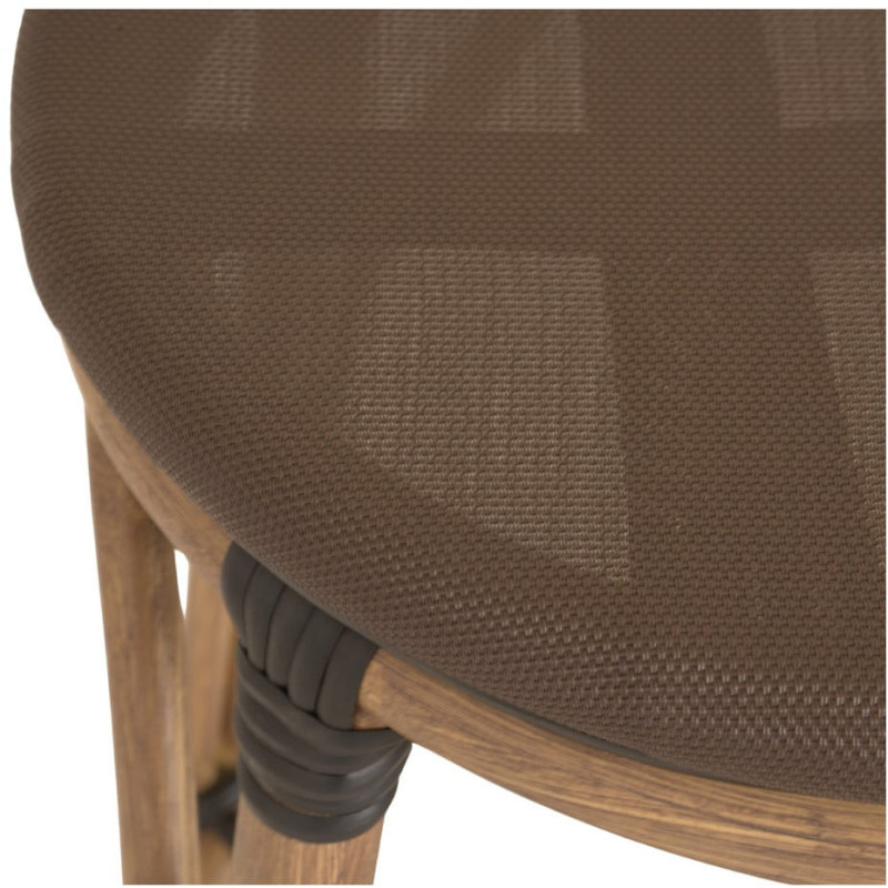Tabouret de bar extérieur marron...