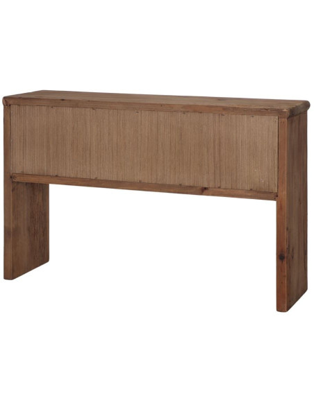 Console d’entrée bois recyclé naturel 120x35x70 cm Sienne
