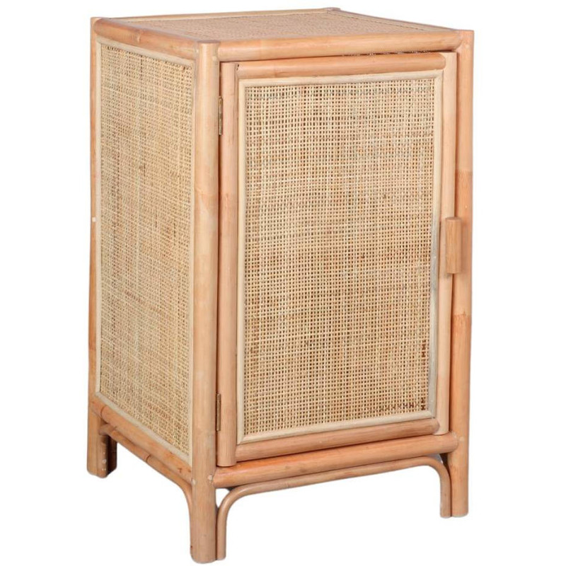 Table de chevet rotin cannage bambou...