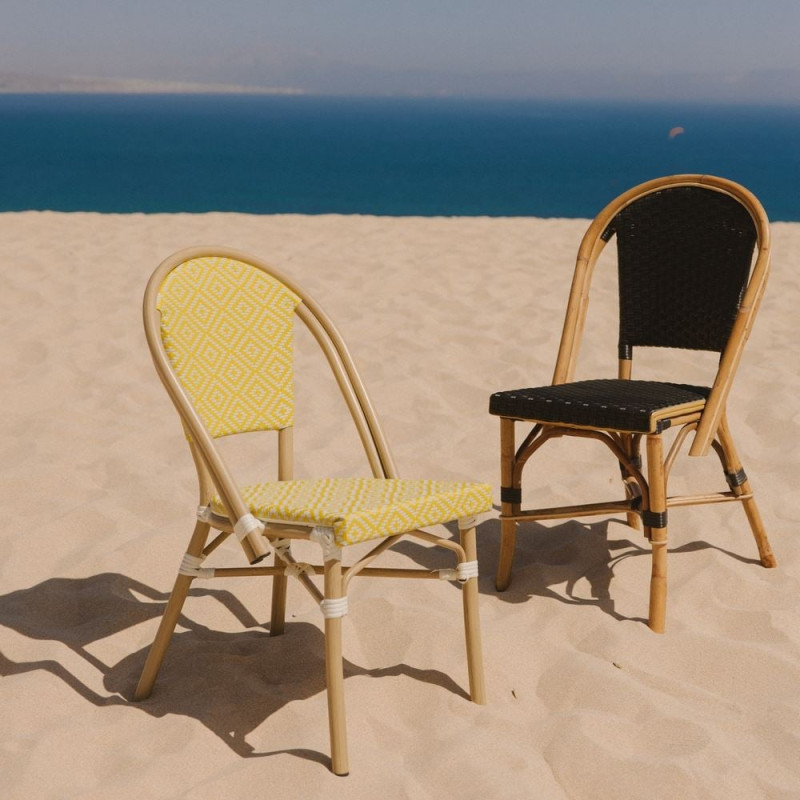 Chaise de jardin bistrot aluminium...