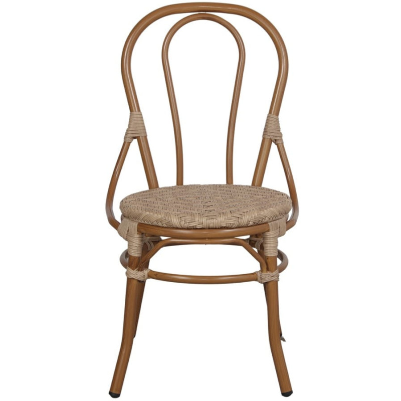 Chaise bistrot rotin synthétique...