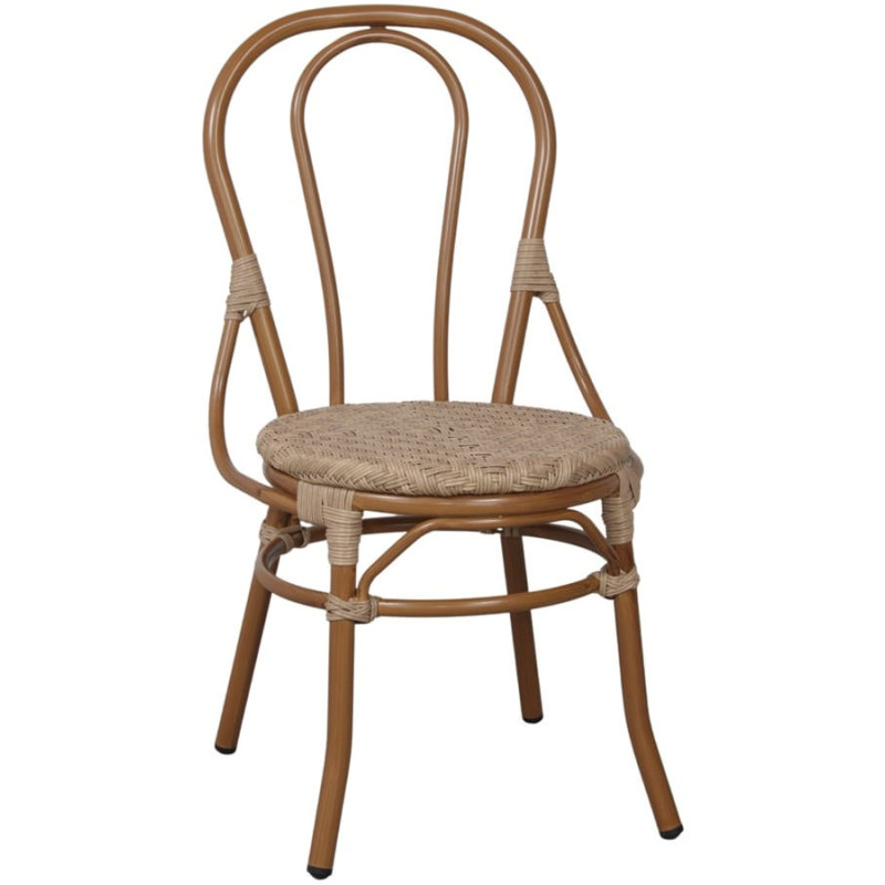 Chaise bistrot rotin synthétique...