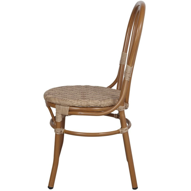 Chaise bistrot rotin synthétique...
