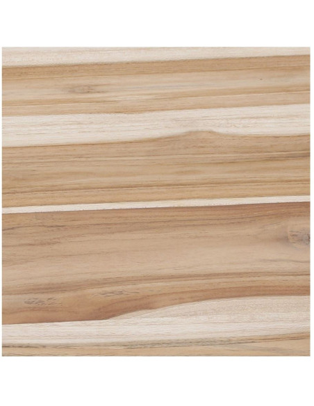 Table d’appoint rotin naturel et bois 50x50x56 cm Altea