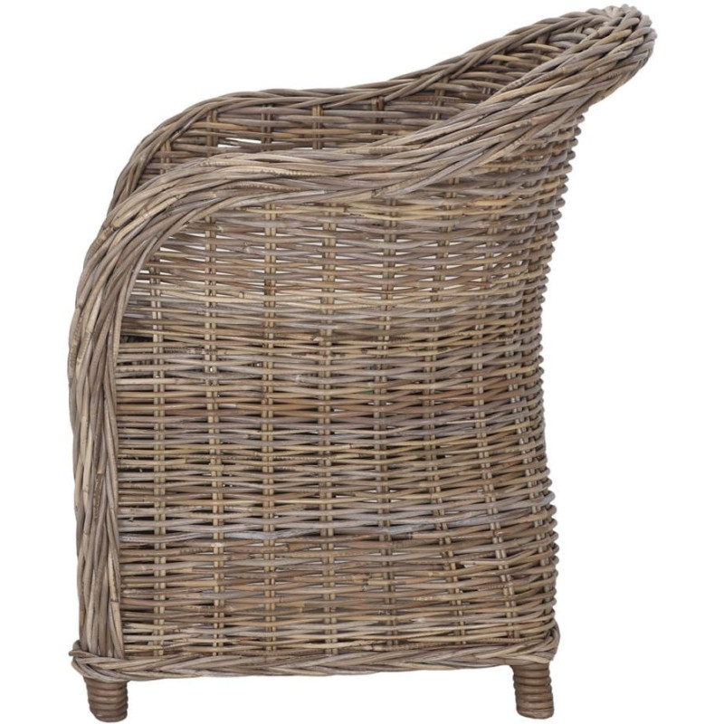 Fauteuil rotin naturel avec coussin...