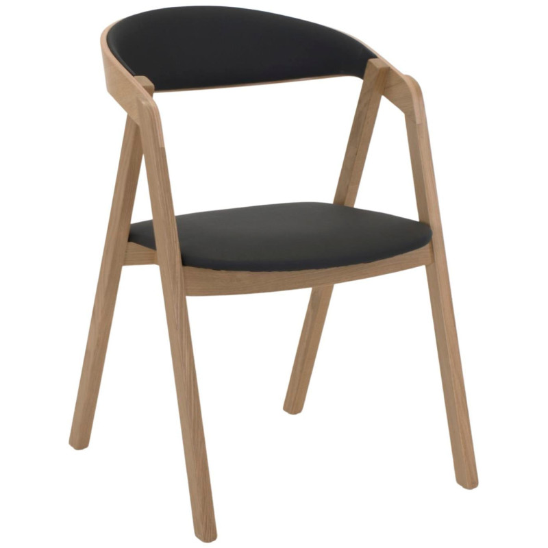 Chaise de salle à manger bois naturel...