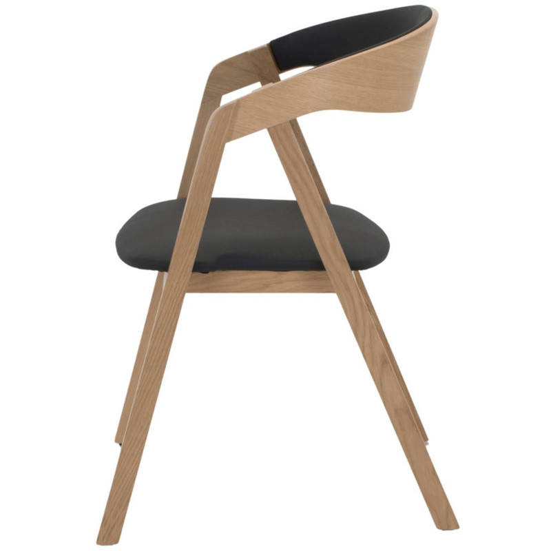 Chaise de salle à manger bois naturel...