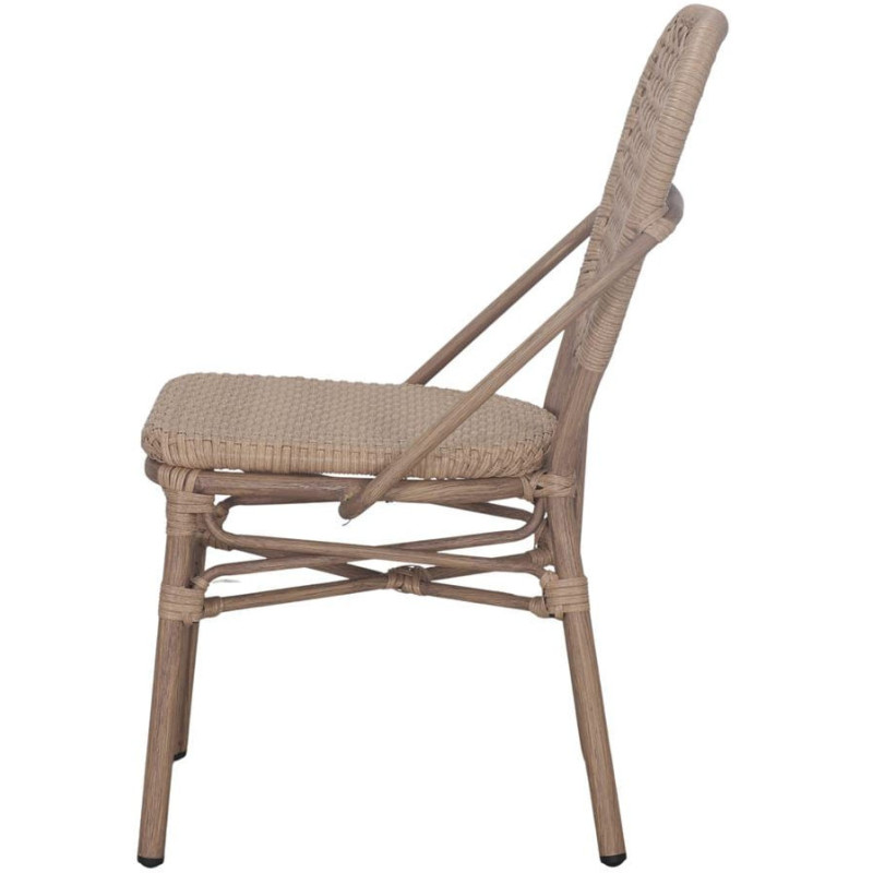 Chaise bistrot extérieure rotin...