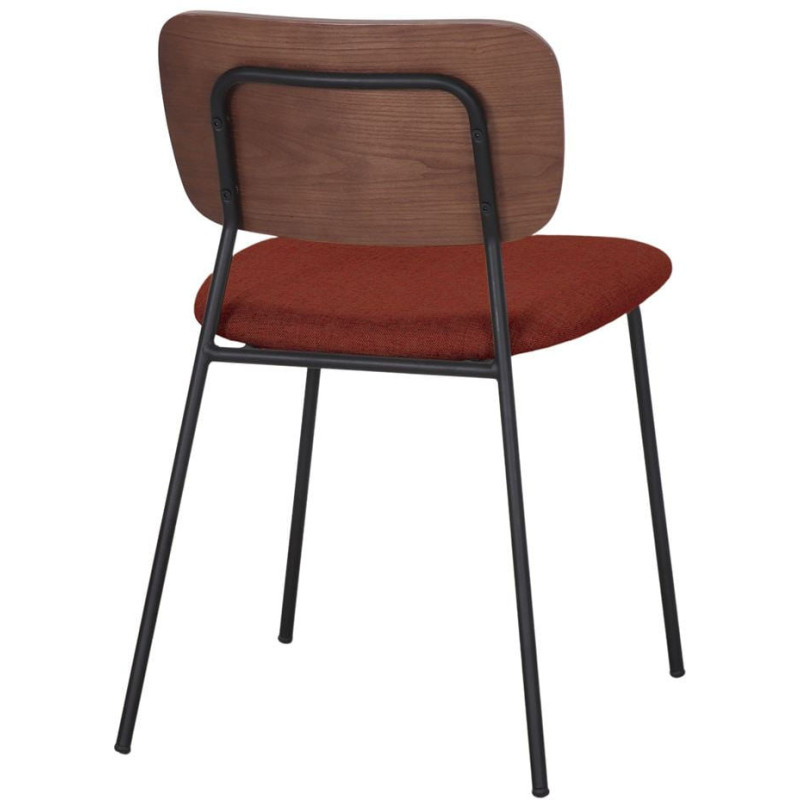 Chaise salle à manger terracotta bois...