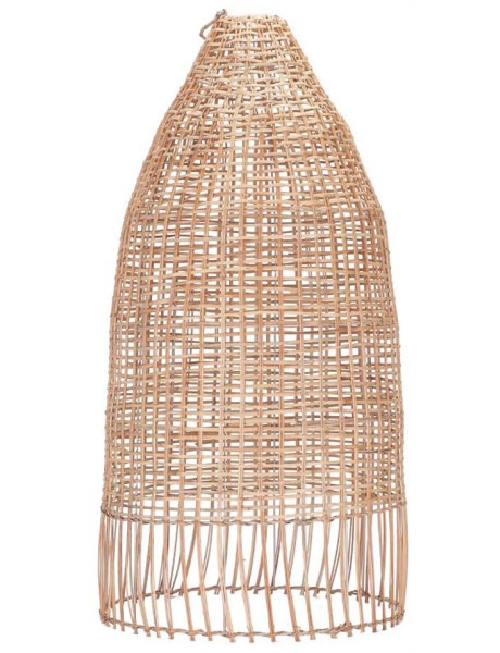 Abat-jour suspension rotin naturel Ø46x91 cm Cefalù