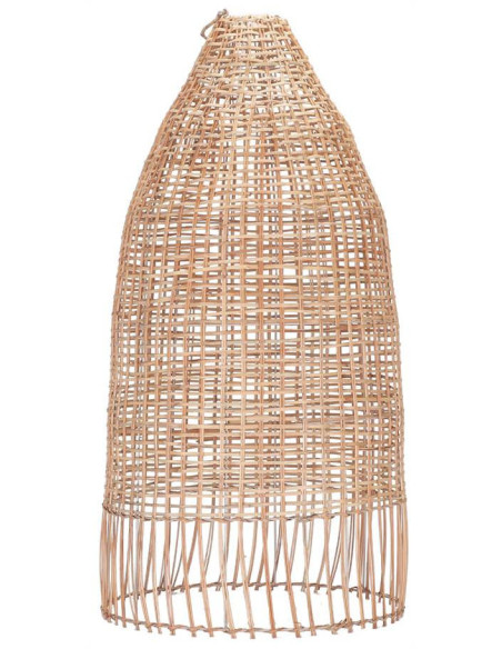 Abat-jour suspension rotin naturel Ø46x91 cm Cefalù