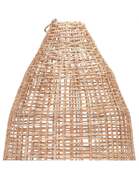 Abat-jour suspension rotin naturel Ø46x91 cm Cefalù