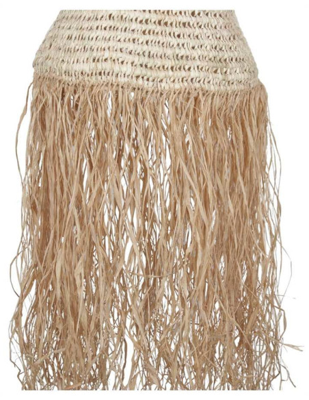 Abat-jour suspension esparto naturel à franges Ø35 cm Tavira