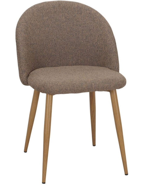 Lot de 2 chaises salle à manger tissu moka 50x54x78 cm...
