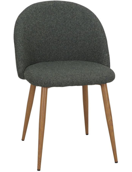 Lot de 2 chaises salle à manger tissu vert forêt 50x54x78...