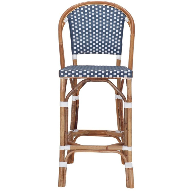 Tabouret de bar bistrot rotin naturel...