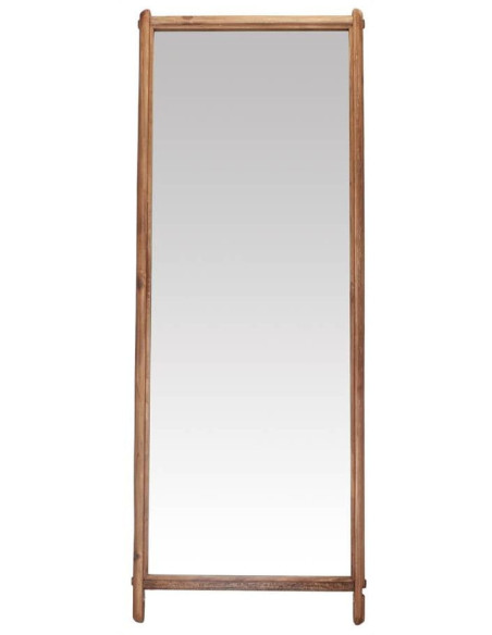Miroir sur pied bois recyclé 62x8x165 cm Roros