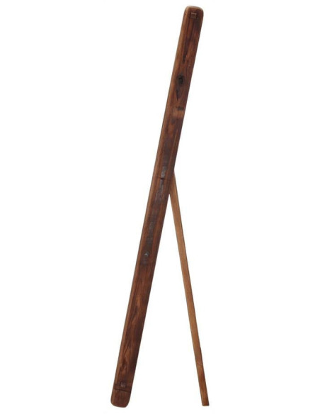 Miroir sur pied bois recyclé 62x8x165 cm Roros