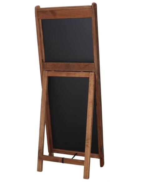 Miroir sur pied bois recyclé 62x8x165 cm Roros