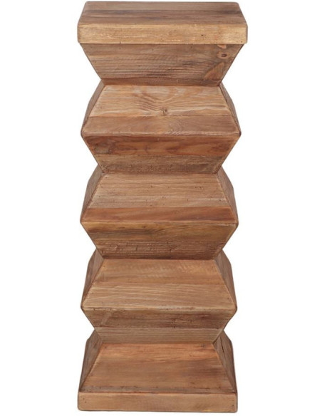 Sellette porte-plante bois recyclé 31x31x76 cm Mértola