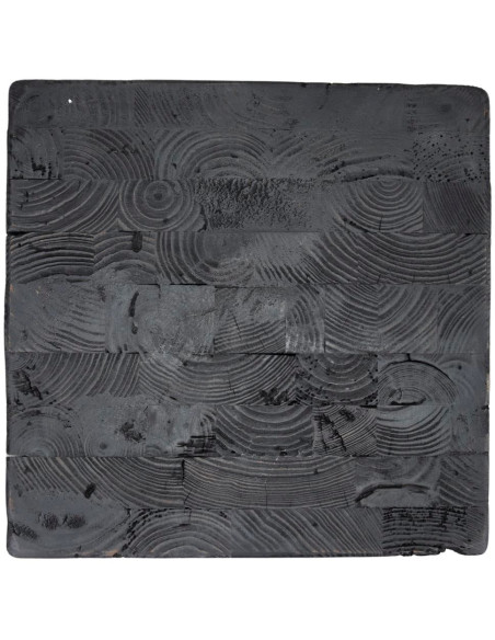 Table d’appoint bois noir 35x35x40 cm Kuroishi