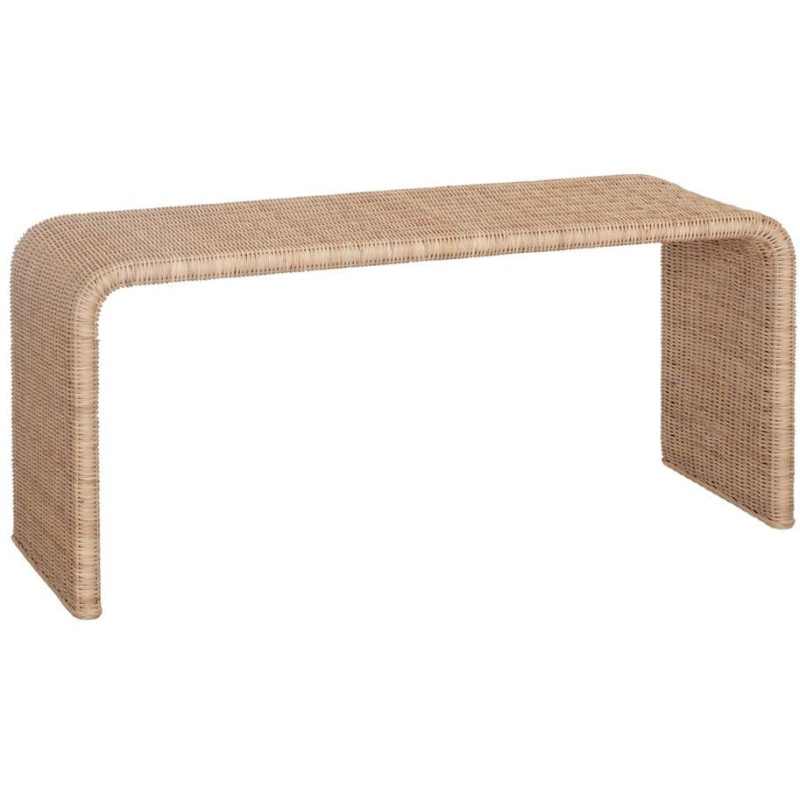 Banc bout de lit en rotin naturel 100...