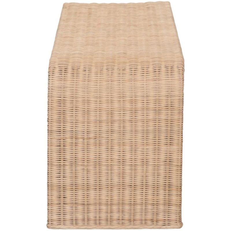 Banc bout de lit en rotin naturel 100...