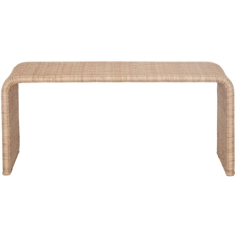 Banc bout de lit en rotin naturel 100...