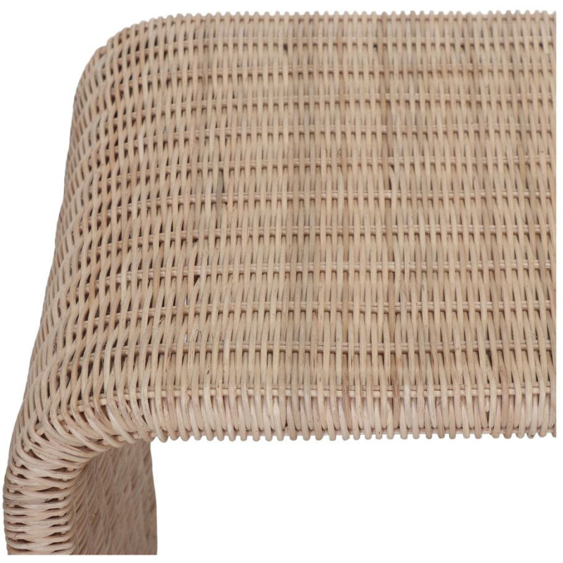 Banc bout de lit en rotin naturel 100...