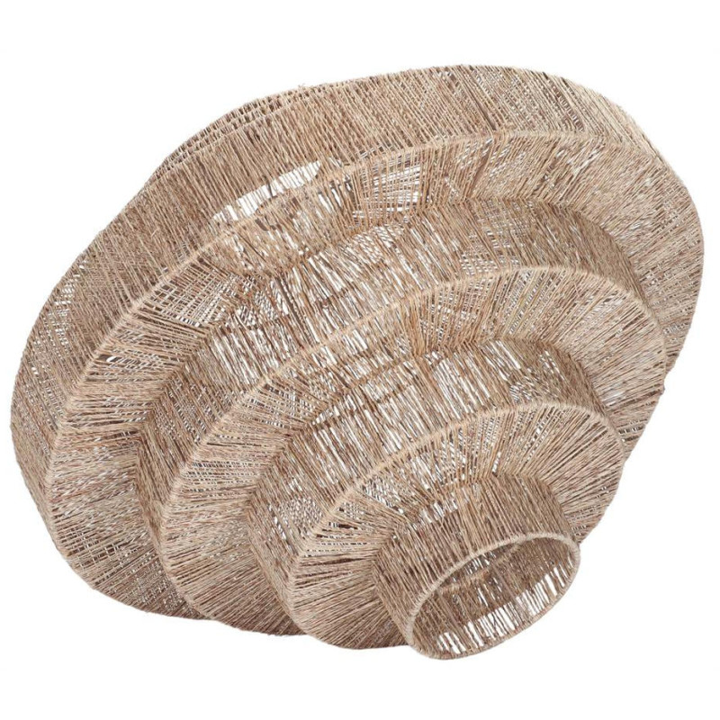 Abat-jour suspension jute naturel 80...
