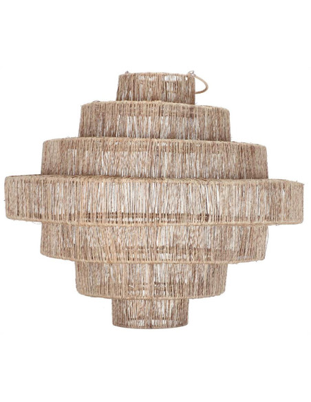 Abat-jour suspension jute naturel 80 cm Marzamemi