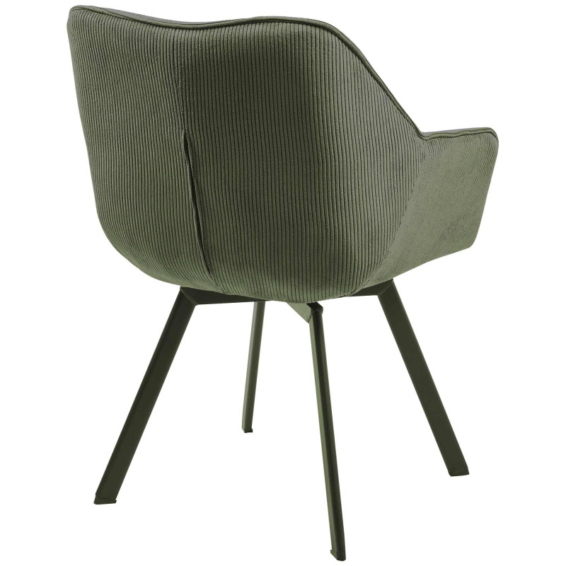 Fauteuil de table Hortense en Velours...