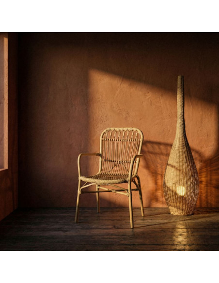 Abat-jour lampadaire rotin naturel 120 cm Aljezur