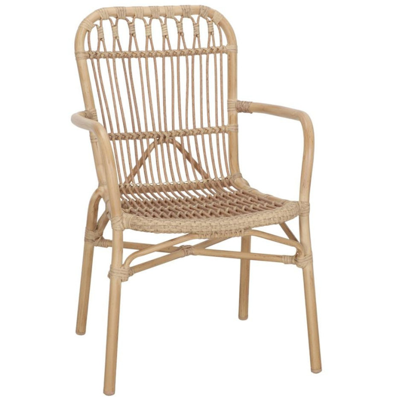 Fauteuil de jardin empilable effet...
