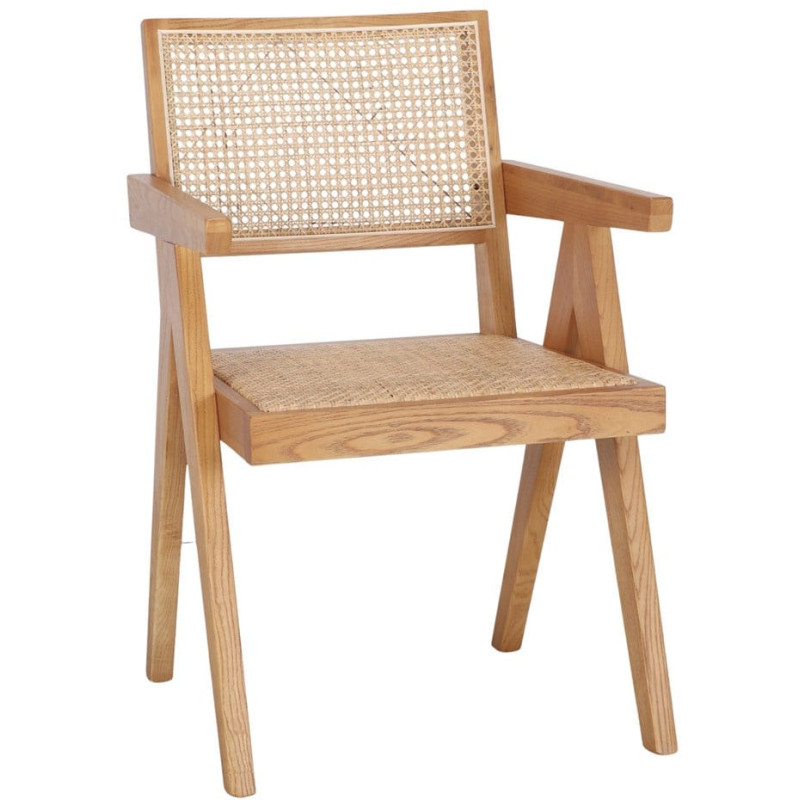 Chaise cannage bois naturel...