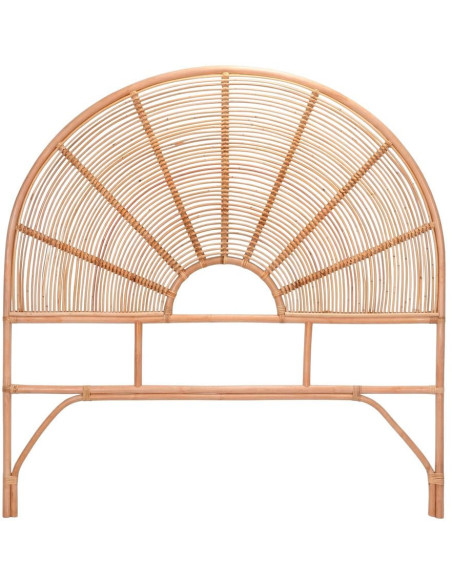 Tête de lit en rotin naturel 152x150 cm Mojácar