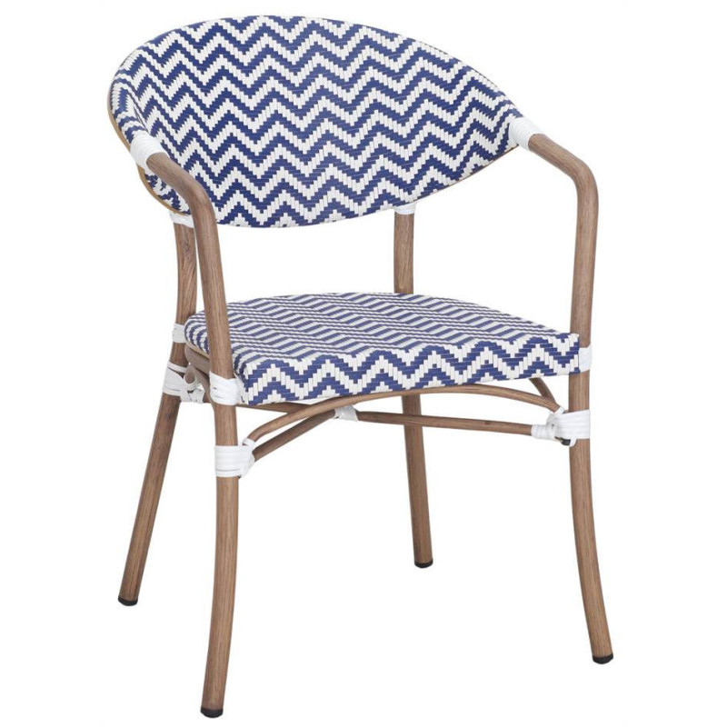 Chaise de jardin bistrot en rotin...