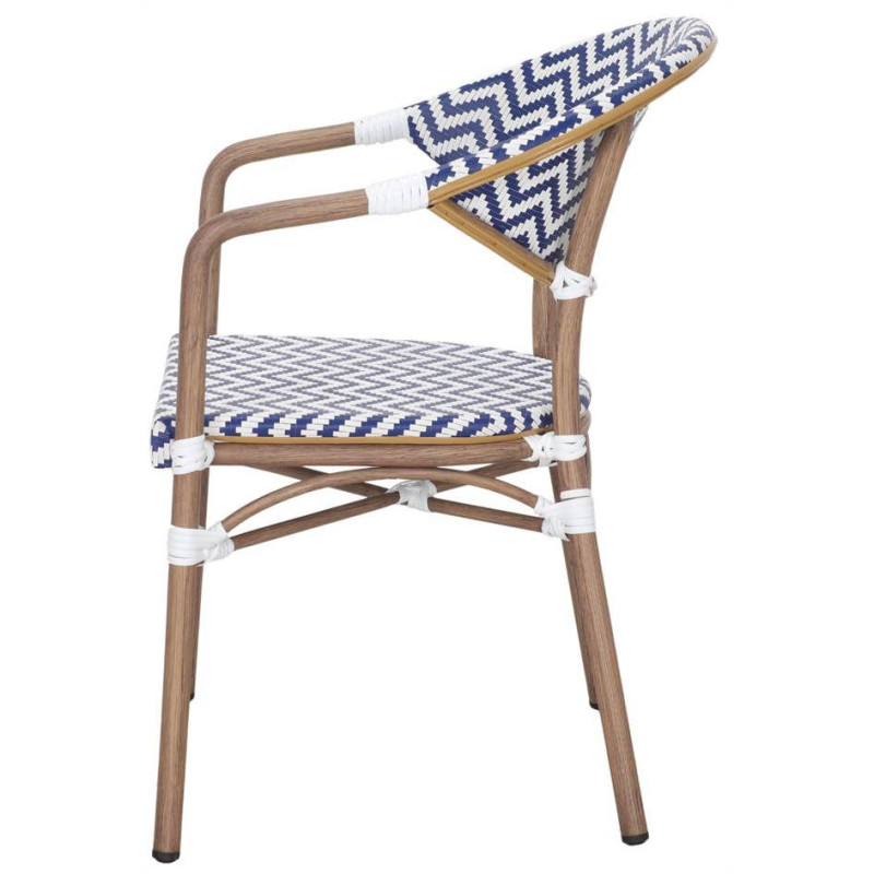 Chaise de jardin bistrot en rotin...