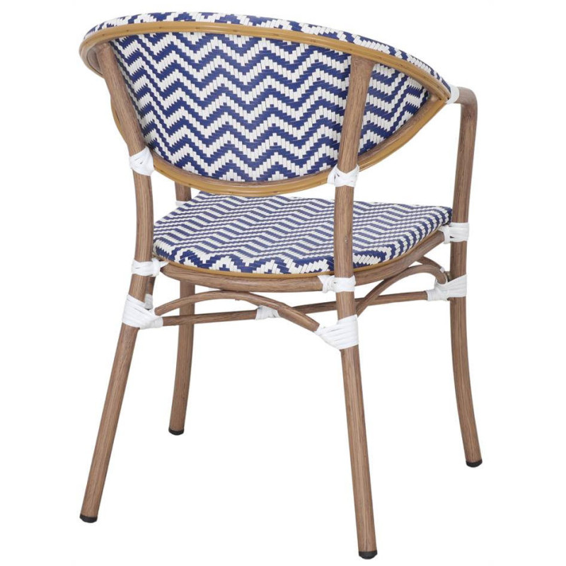 Chaise de jardin bistrot en rotin...